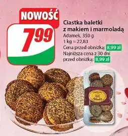 Dino Ciastka baletki z makiem i marmoladą Adamek oferta