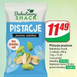 Dino Pistacje prażone niesolone Bakaliowy Snack oferta