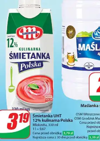 Dino Śmietanka uht 12% Mlekovita oferta