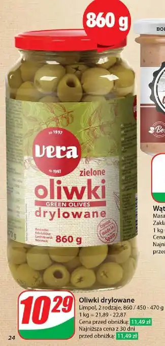 Dino Oliwki drylowane zielone Vera oferta