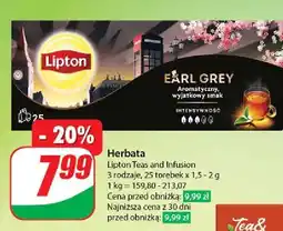 Dino Herbata earl grey classic Lipton Special Collection oferta