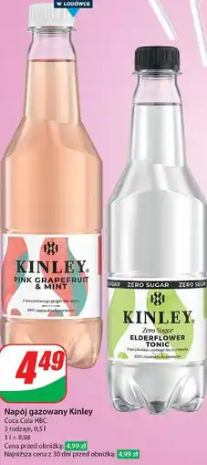 Dino Napój pink grapefruit & mint Kinley oferta