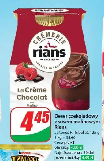 Dino Deser czekoladowy z maliną Rians oferta