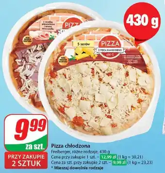 Dino Pizza z szynką i pieczarkami Freiberger oferta