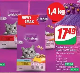 Dino Karma dla kota z łososiem Whiskas Sterile oferta