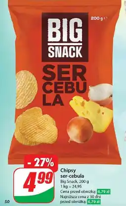 Dino Chipsy ser-cebula Big Snack oferta