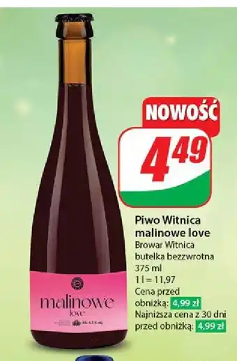 Dino Piwo Witnica Malinowe oferta