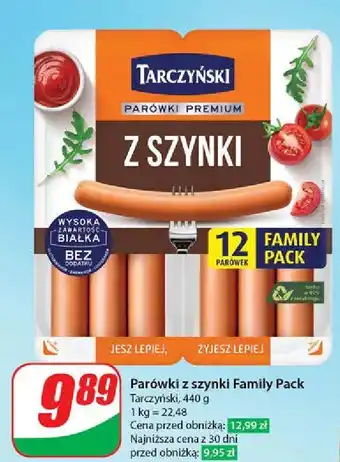 Dino Parówki z szynki Tarczyński oferta