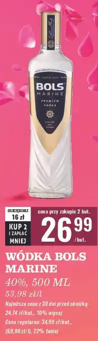 Biedronka Wódka Bols Marine oferta