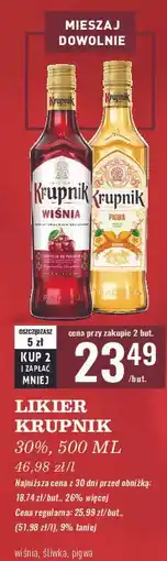 Biedronka Wódka Krupnik Śliwkowy oferta