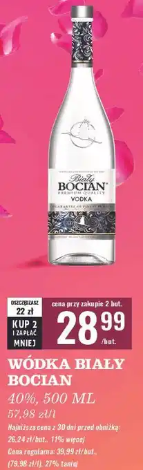 Biedronka Wódka Biały Bocian Vodka oferta