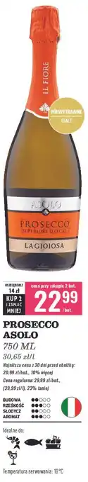 Biedronka Wino Asolo Prosecco La Gioiosa oferta