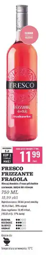 Biedronka Wino Fresco Frizzante Fragola oferta