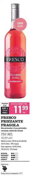 Biedronka Wino Fresco Frizzante Fragola oferta