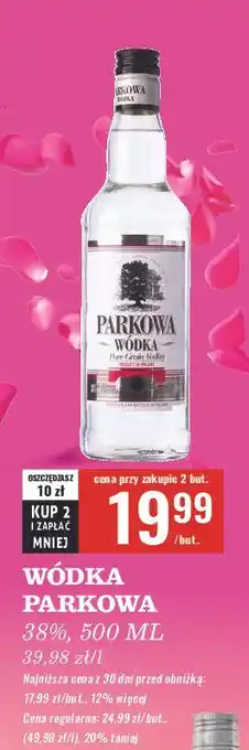 Biedronka Wódka Parkowa oferta