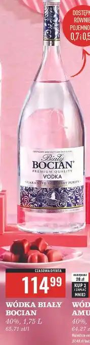 Biedronka Wódka Biały Bocian Vodka oferta