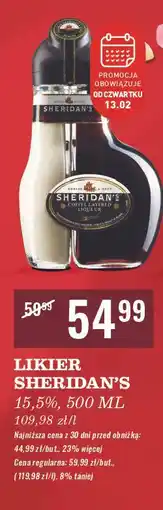 Biedronka Likier Sheridan's Coffee oferta