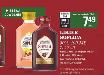 Biedronka Wódka Soplica Cytrynówka oferta