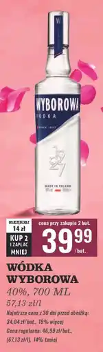 Biedronka Wódka Wyborowa Vodka oferta