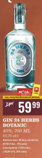 Biedronka Gin 24 Herbs Botanic oferta