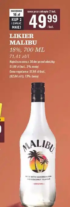 Biedronka Rum Malibu Caribbean oferta