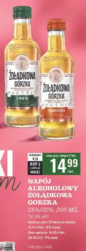 Biedronka Wódka Żołądkowa Gorzka Tradycyjna oferta