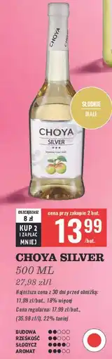 Biedronka Wino Choya Silver oferta