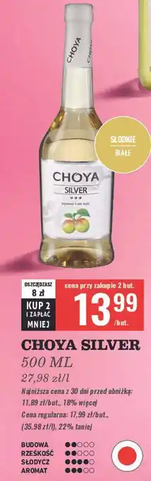 Biedronka Wino Choya Silver oferta