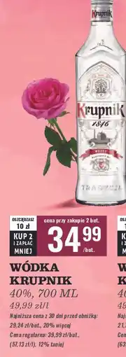 Biedronka Wódka Krupnik Vodka oferta