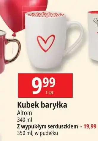 E.Leclerc Kubek z wypukłym serduszkiem 350 ml Altom oferta