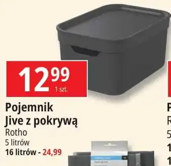 E.Leclerc Pojemnik z pokrywą jive 16 l Rotho oferta