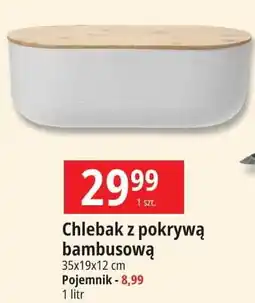 E.Leclerc Pojemnik szklany z bambusową pokrywką 1 l oferta