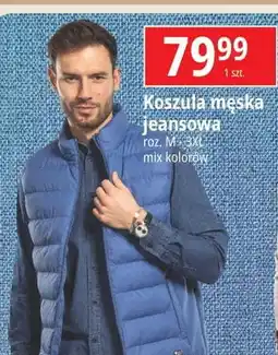 E.Leclerc Koszula męska jeansowa m-3xl oferta