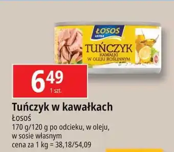 E.Leclerc Tuńczyk kawałki w oleju Łosoś Ustka oferta