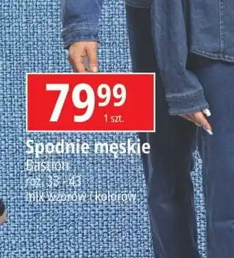 E.Leclerc Spodnie męskie rozm. 33-43 oferta