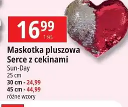 E.Leclerc Serce z cekinami 30 cm Sun-Day oferta