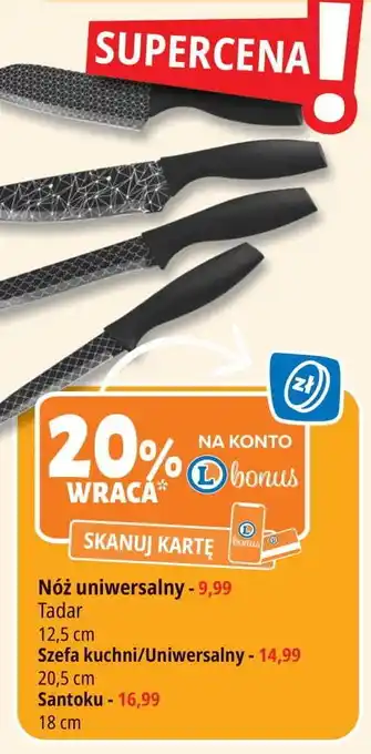 E.Leclerc Nóż santoku 18 cm Tadar oferta