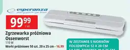 E.Leclerc Worek do pakowania próżniowego 20 x 25 cm Esperanza oferta