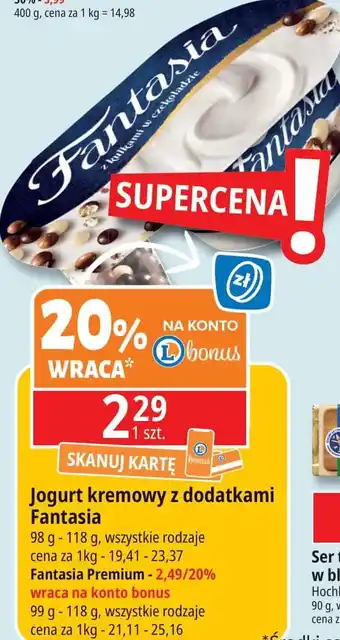 E.Leclerc Jogurt premium Danone Fantasia oferta