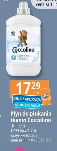 E.Leclerc Płyn do płukania tkanin Coccolino Sensitive oferta