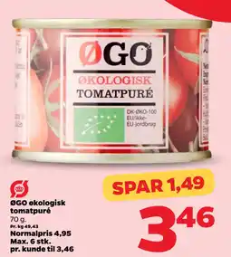 Netto ØGO økologisk tomatpuré oferta