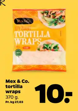 Netto Mex & Co. tortilla wraps oferta