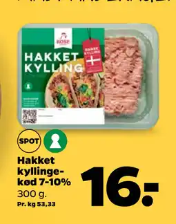 Netto Hakket kyllingekød 7-10% oferta