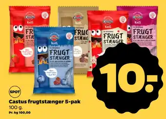 Netto Castus frugtstænger 5-pak oferta