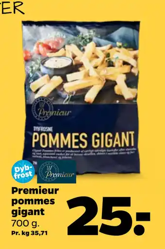 Netto Premieur pommes gigant oferta