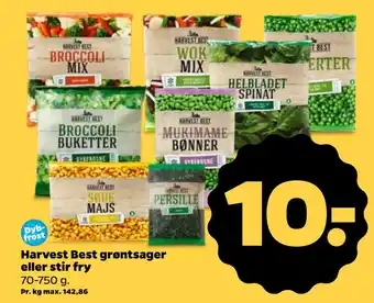 Netto Harvest Best grøntsager eller stir fry oferta