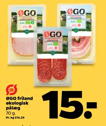 Netto ØGO friland økologisk pålæg oferta