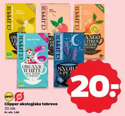 Netto Clipper økologiske tebreve oferta