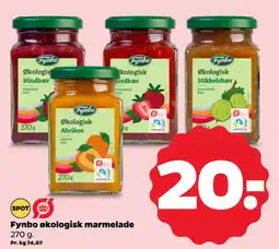 Netto Fynbo økologisk marmelade oferta