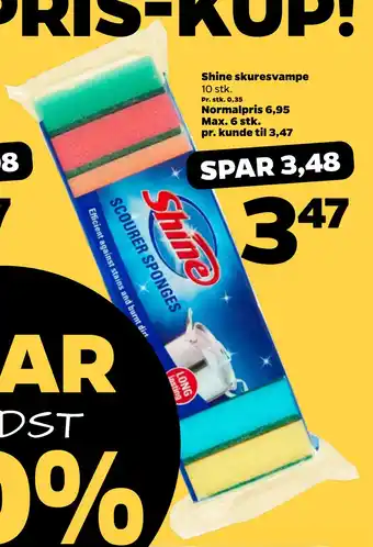 Netto Shine skuresvampe oferta